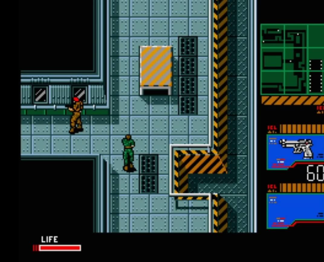 Metal Gear 2 Solid Snake - геймплей игры MSX2